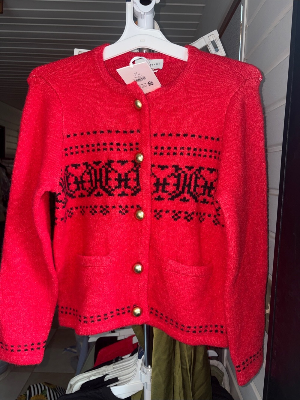 5/$10 button up sweater
